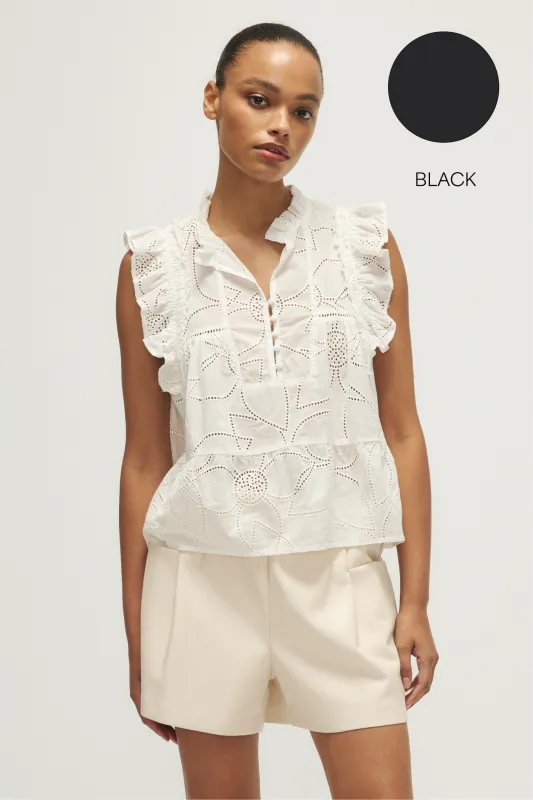 PALOMA BLOUSE-Black sold by MELISSA NEPTON