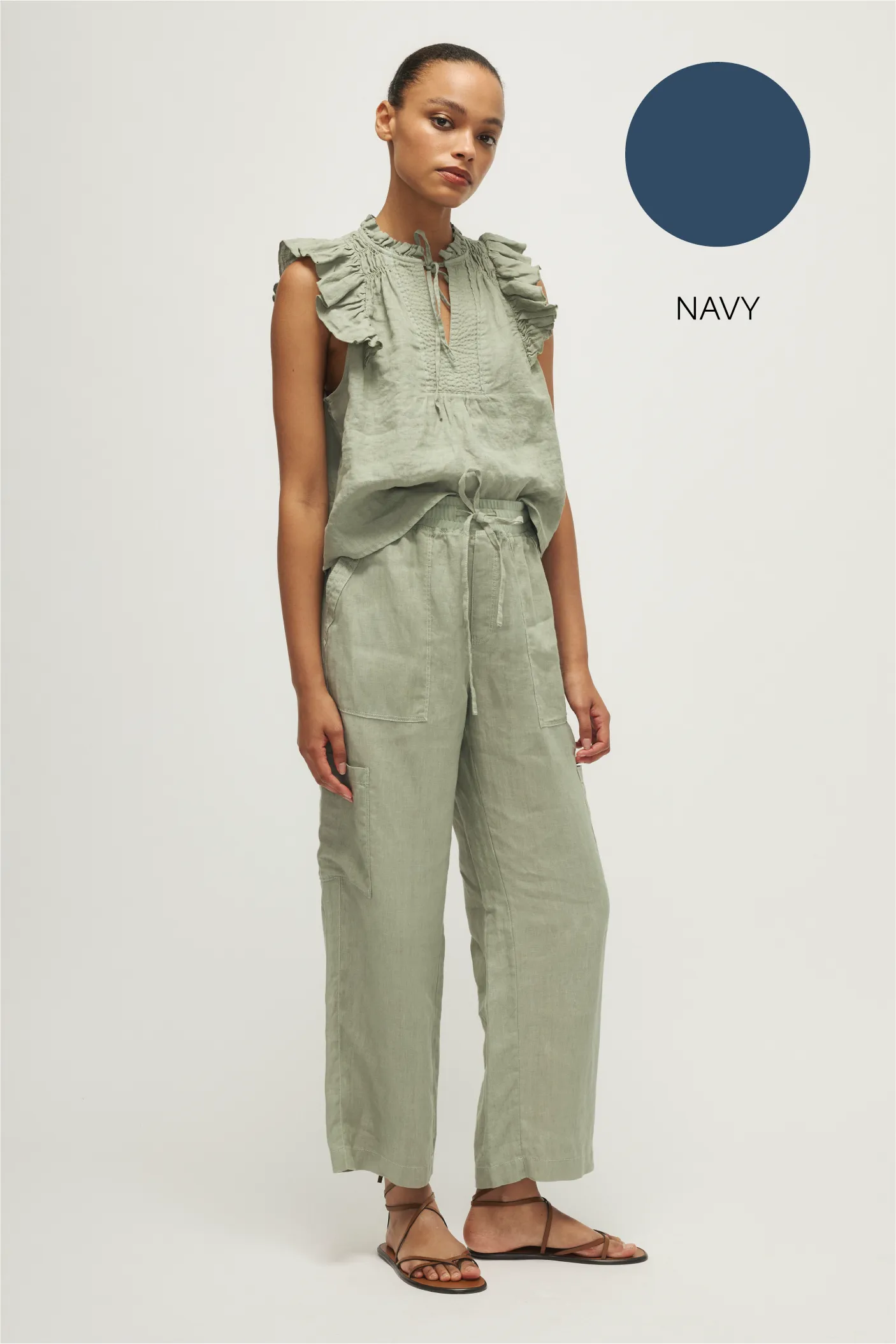 REN TOP-Navy sold by MELISSA NEPTON