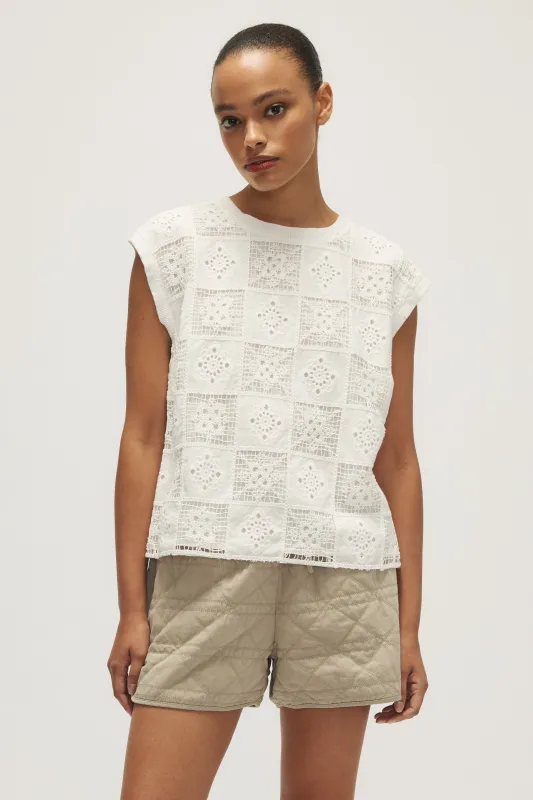 OPHELIA TOP-Off white sold by MELISSA NEPTON