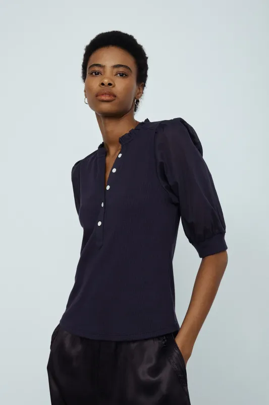 CLEMENTE TOP-Great navy sold by MELISSA NEPTON