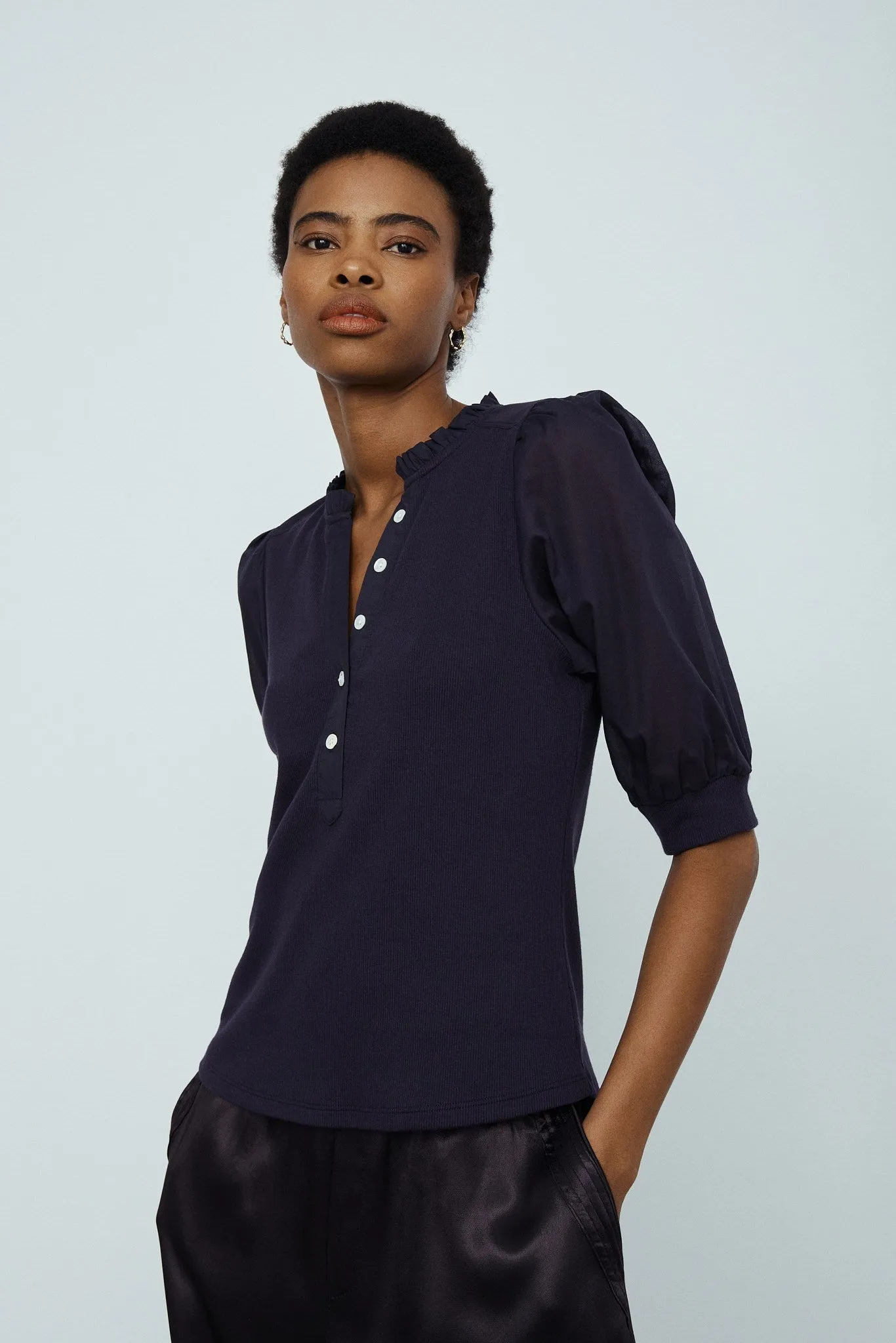 CLEMENTE TOP-Great navy sold by MELISSA NEPTON