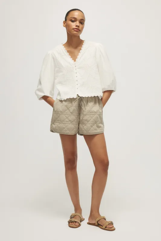 ZAHRA TOP-Off white sold by MELISSA NEPTON