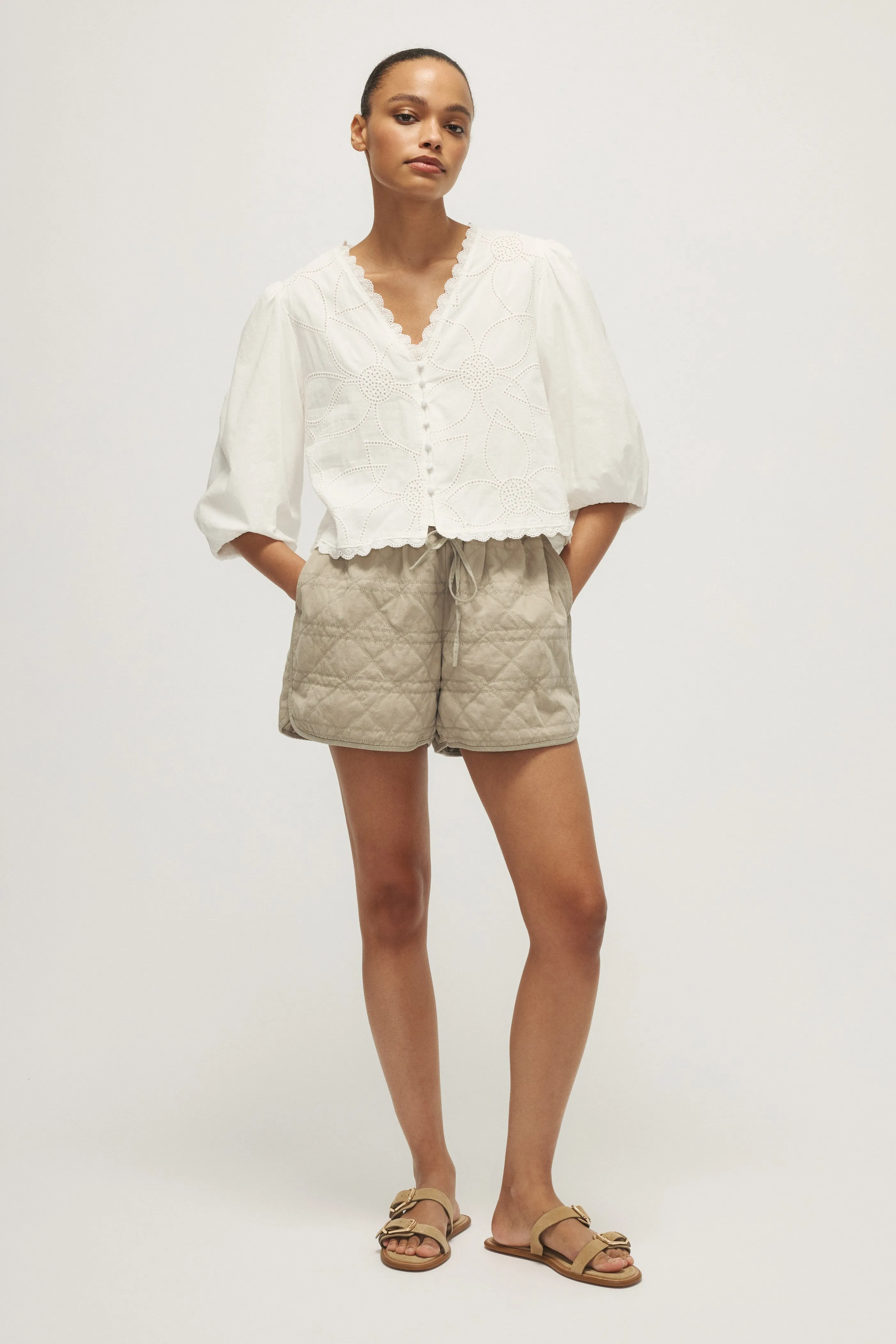 ZAHRA TOP-Off white sold by MELISSA NEPTON