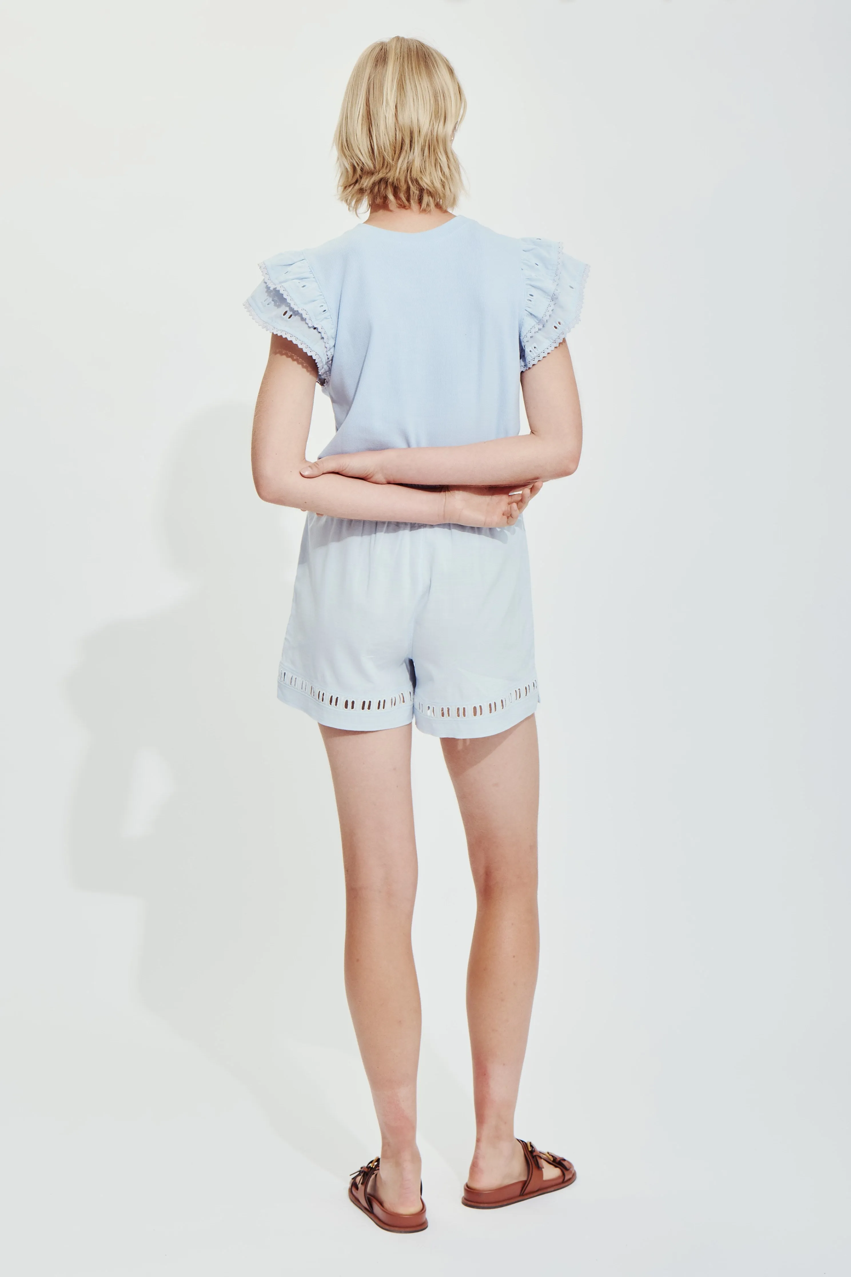 BRIGETTE TOP-Ice blue sold by MELISSA NEPTON product image thumbnail 2