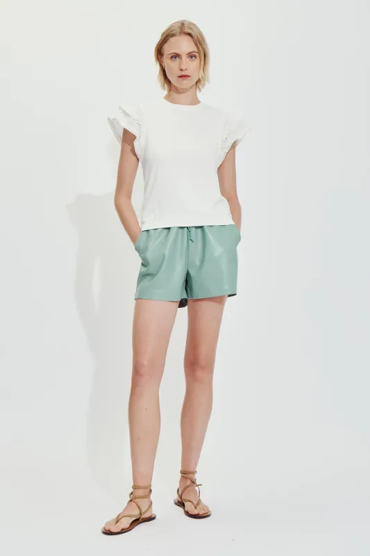 BRIGETTE TOP-Off white sold by MELISSA NEPTON