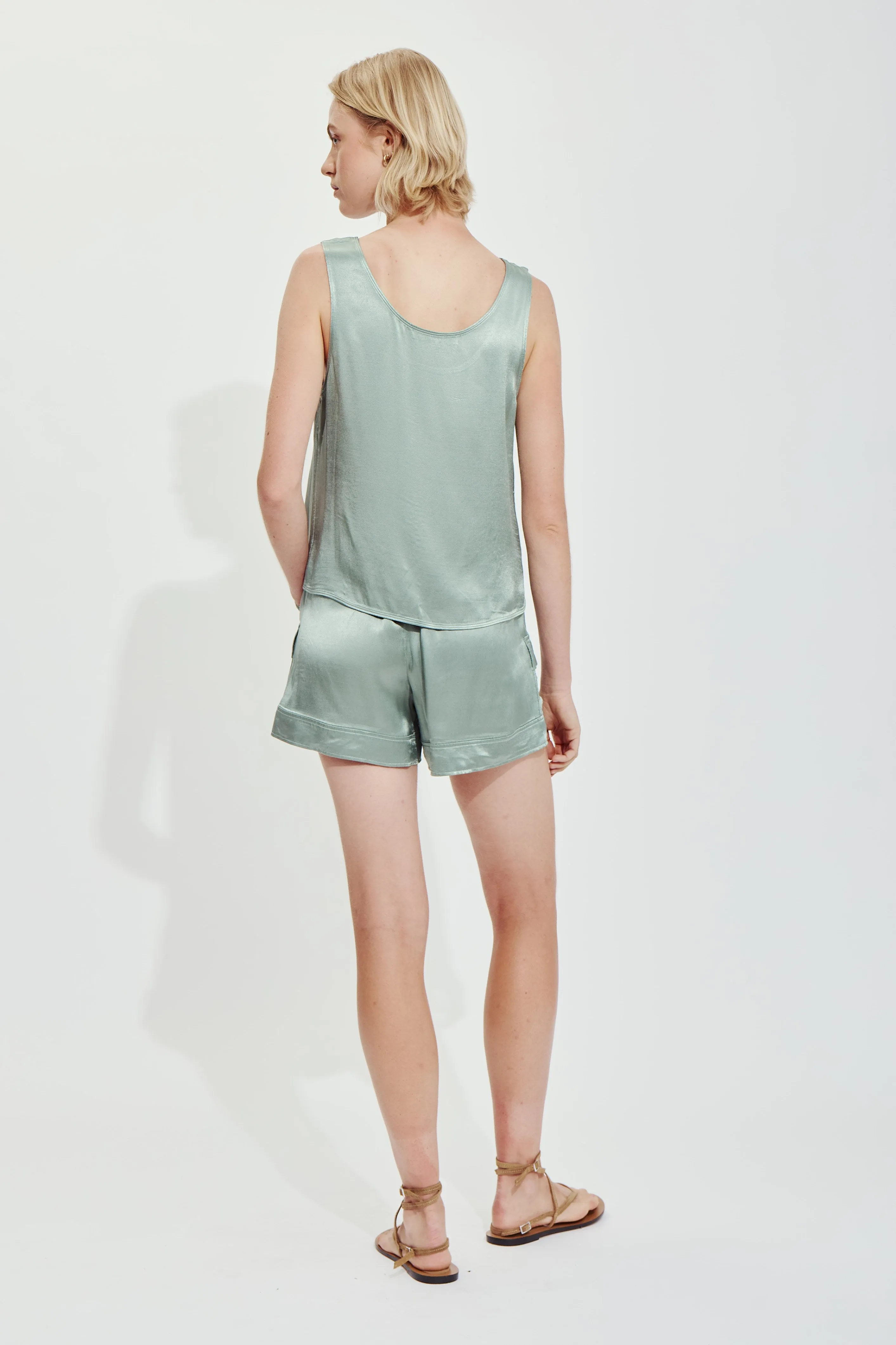 CARTER TANK TOP-Perfect green sold by MELISSA NEPTON product image thumbnail 2