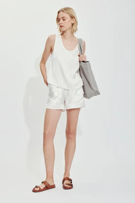 CARTER TANK TOP-Off white sold by MELISSA NEPTON