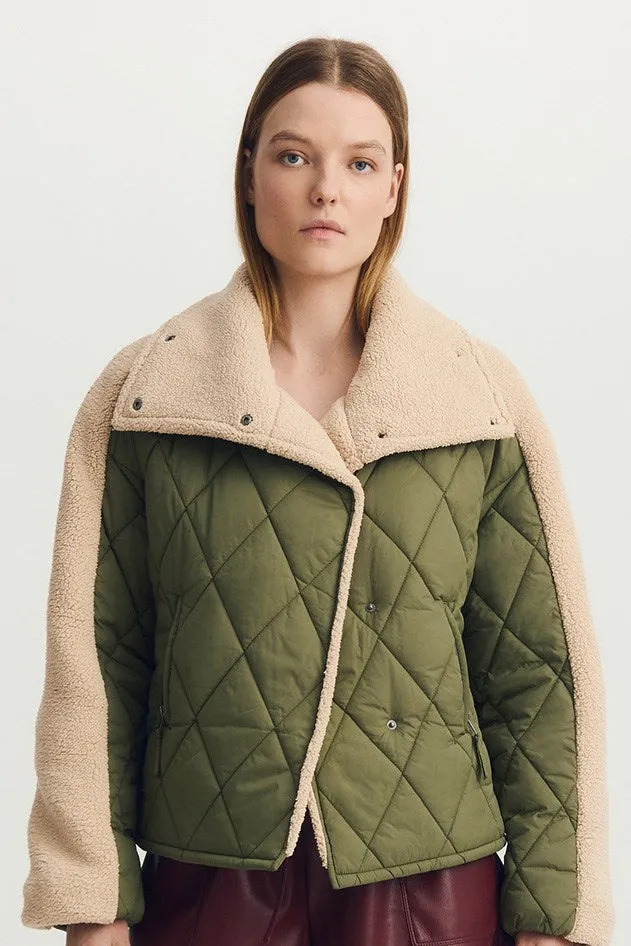 CLETA JACKET-Khaki sold by MELISSA NEPTON
