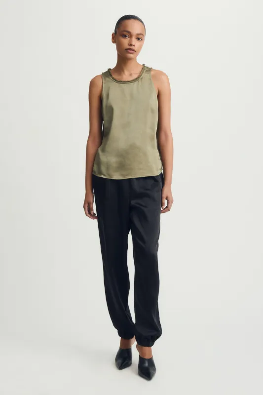 VITA TANK TOP-Dk khaki sold by MELISSA NEPTON