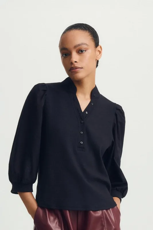 CLIO TOP-Black sold by MELISSA NEPTON