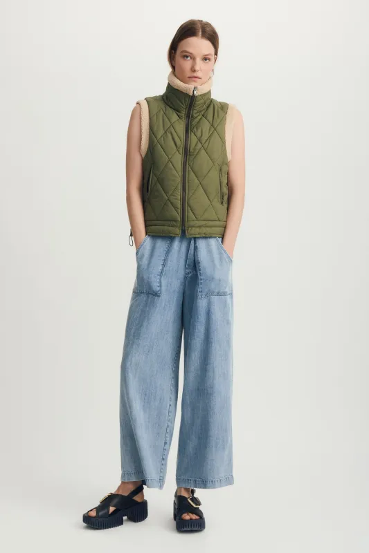 LEONIE PANT-Med. blue denim sold by MELISSA NEPTON