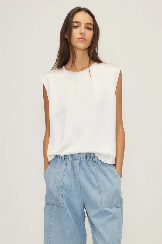 CELIA TOP-Off white sold by MELISSA NEPTON