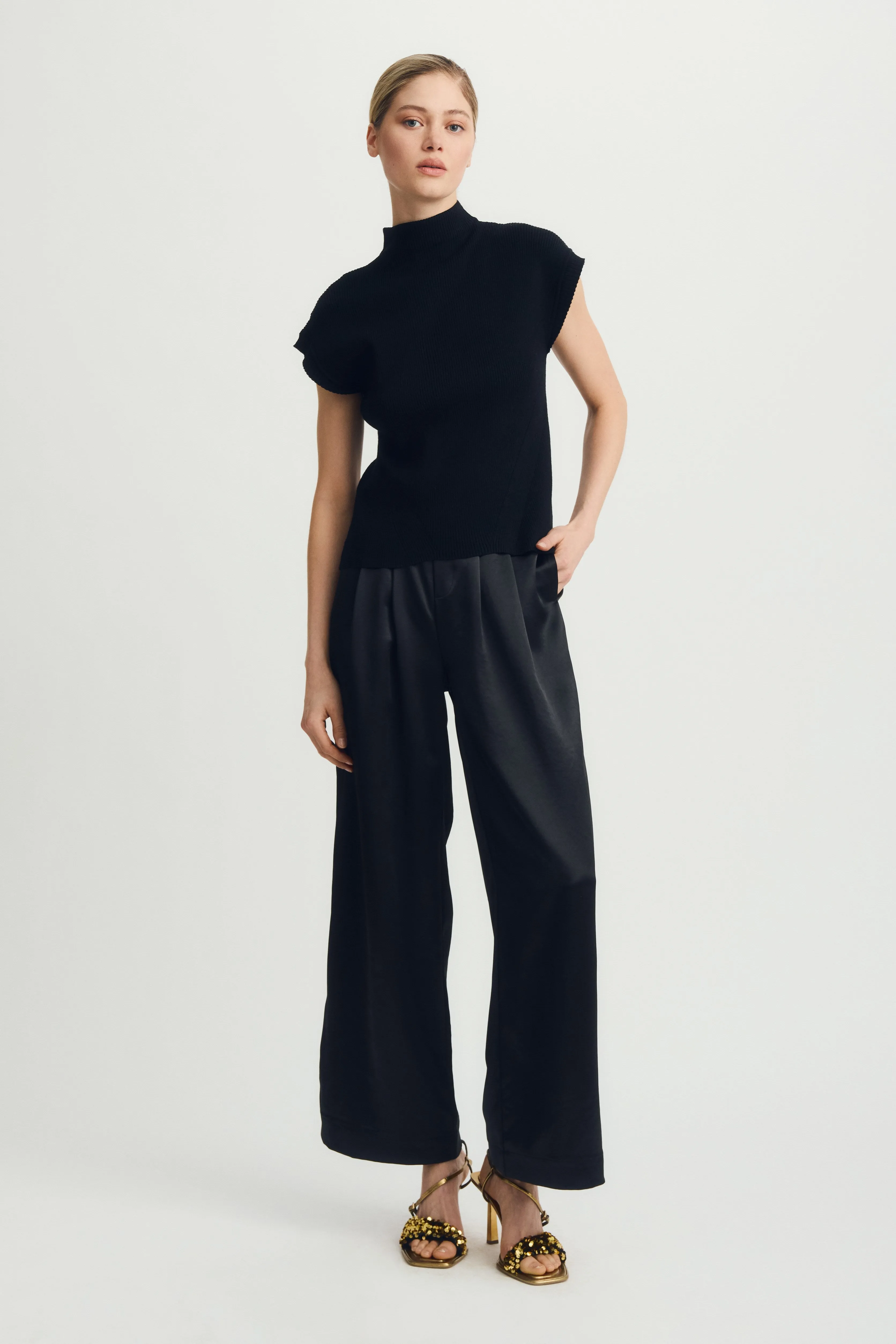 EILEEN PANT-Black sold by MELISSA NEPTON