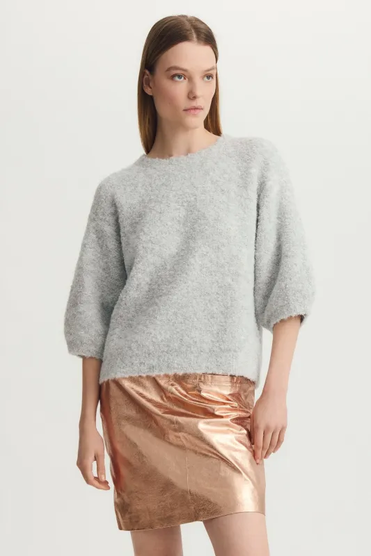 MAE SWEATER-Lt grey mix sold by MELISSA NEPTON