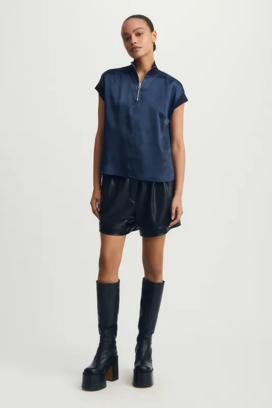 LOLA TOP-Dk navy sold by MELISSA NEPTON