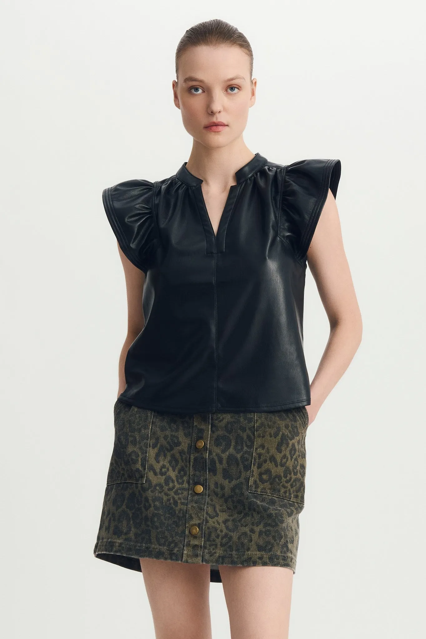 VENORA TOP-Black sold by MELISSA NEPTON