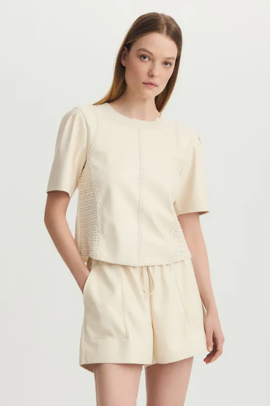 YUMI SHORT-Cream sold by MELISSA NEPTON