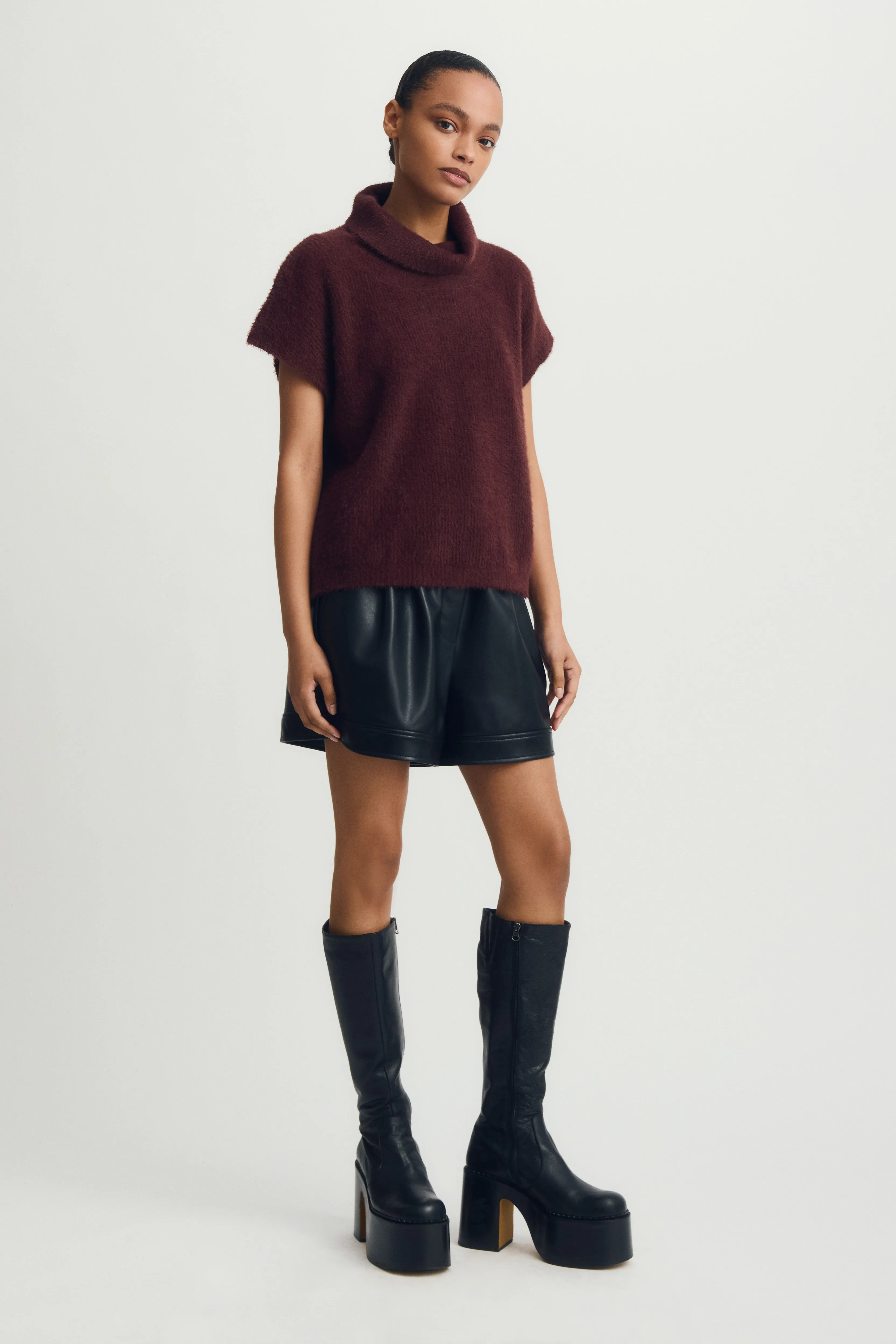 JACK SWEATER-Burgundy sold by MELISSA NEPTON product image thumbnail 2