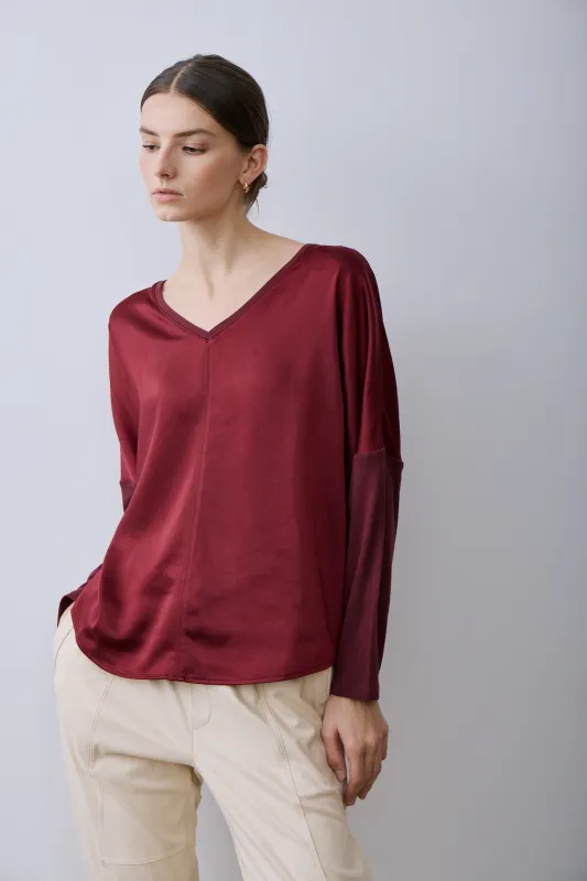 CINDY TOP-Red wine sold by MELISSA NEPTON