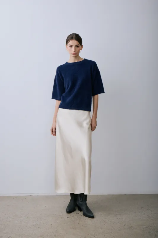 JENNA SWEATER-Navy sold by MELISSA NEPTON