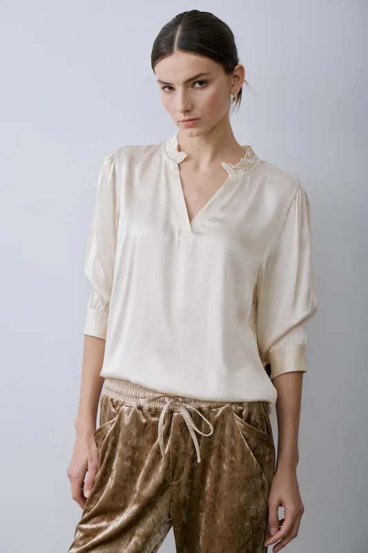 ROSEMARY BLOUSE-Cream sold by MELISSA NEPTON