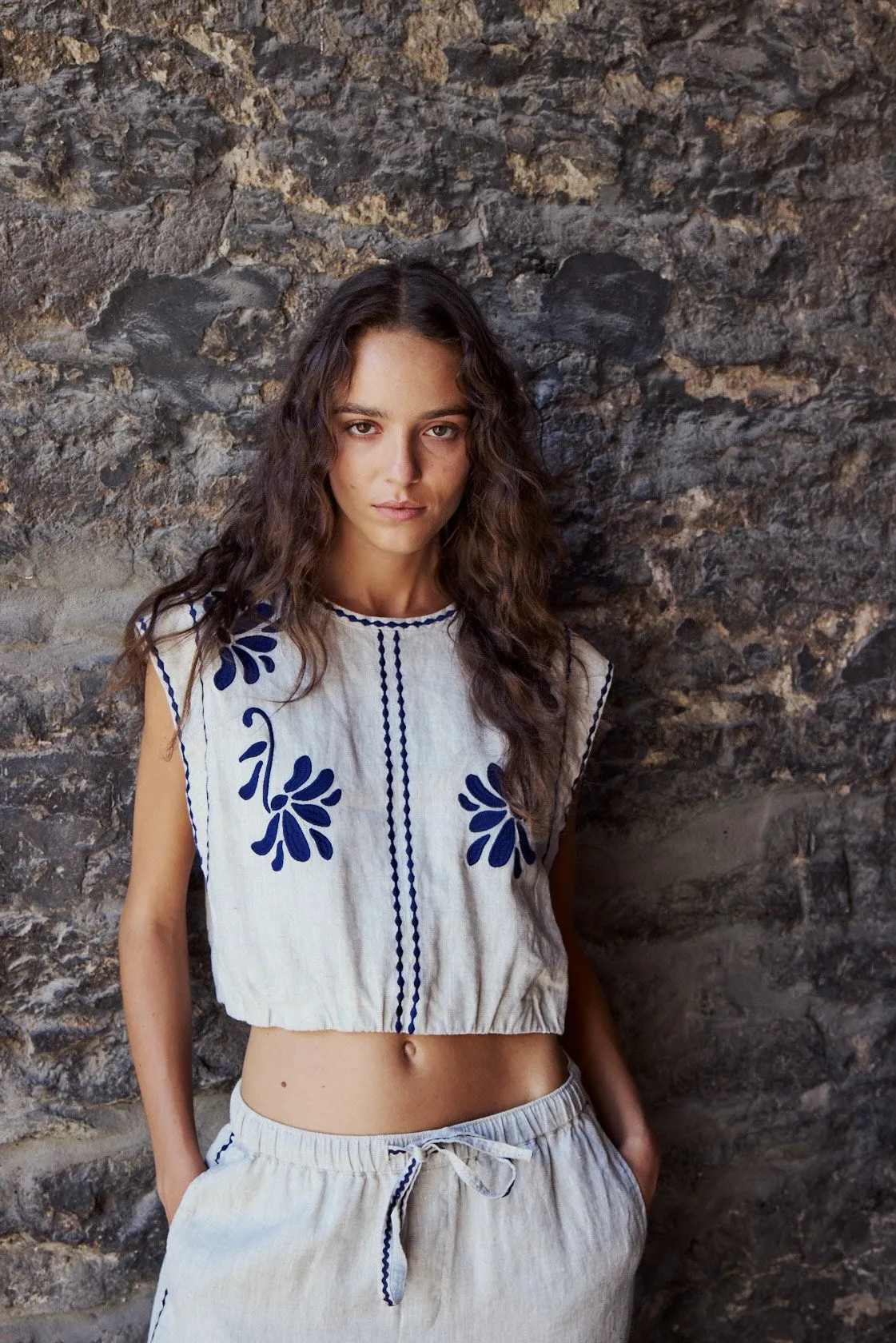 REINE TOP-Lt beige sold by MELISSA NEPTON