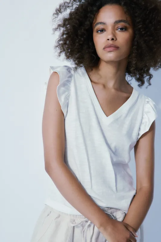 VALENCE TOP-Off white made by MELISSA NEPTON