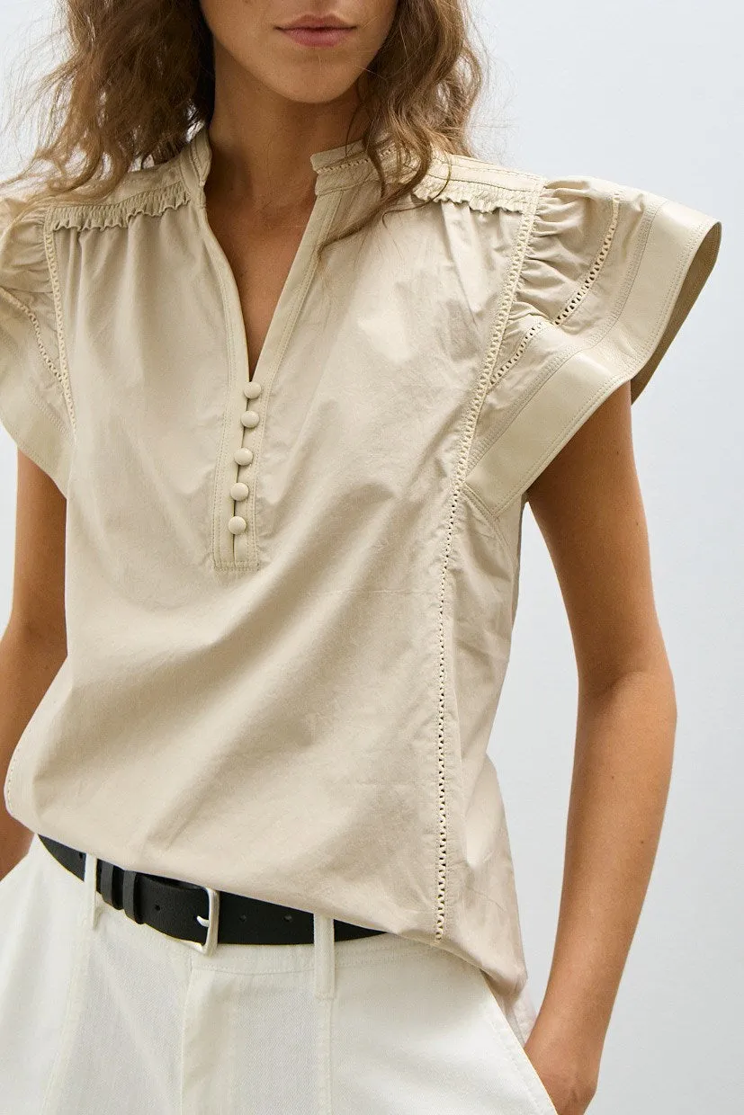 MANA BLOUSE-Cement sold by MELISSA NEPTON product image thumbnail 2