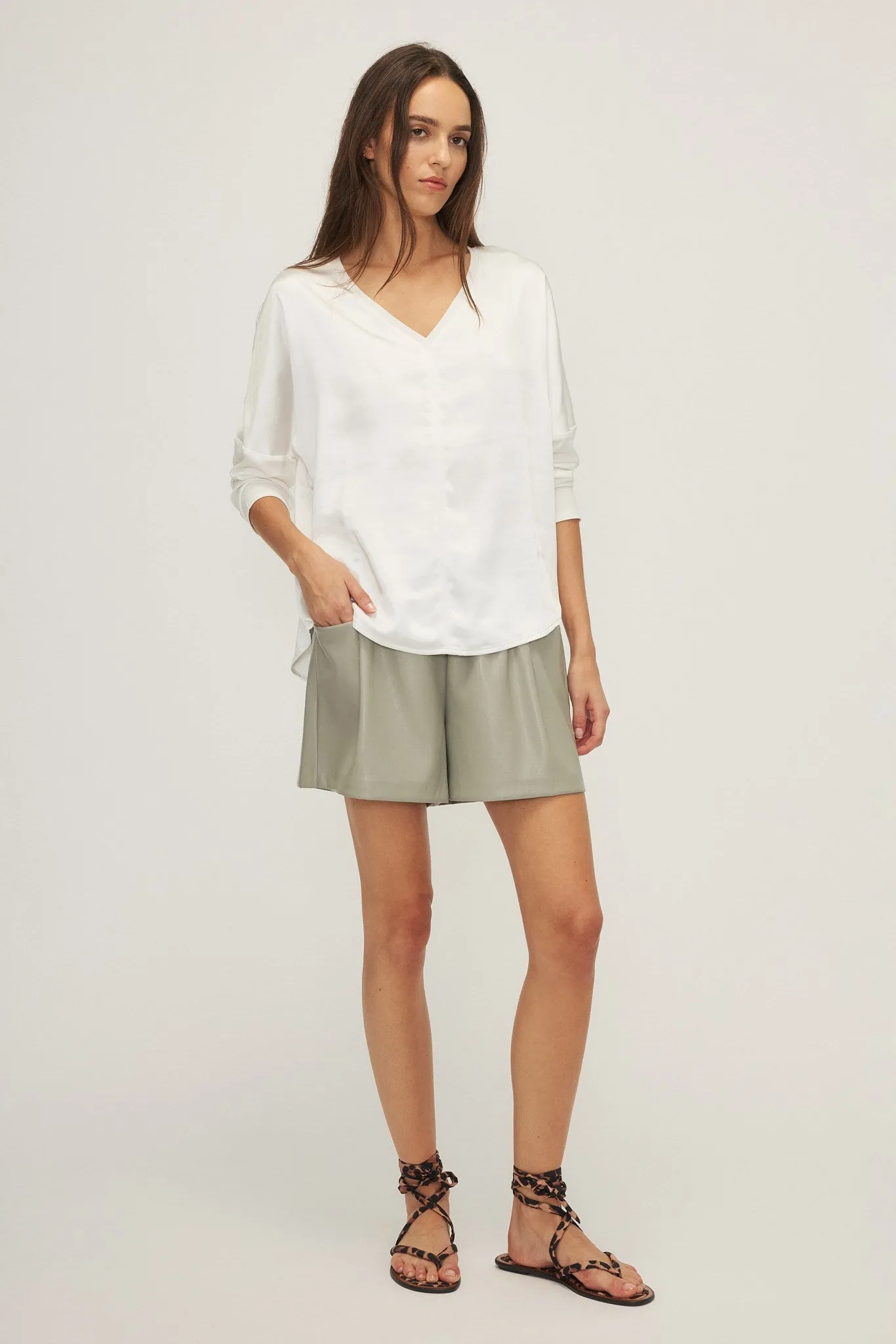 CINDY TOP-Off white sold by MELISSA NEPTON