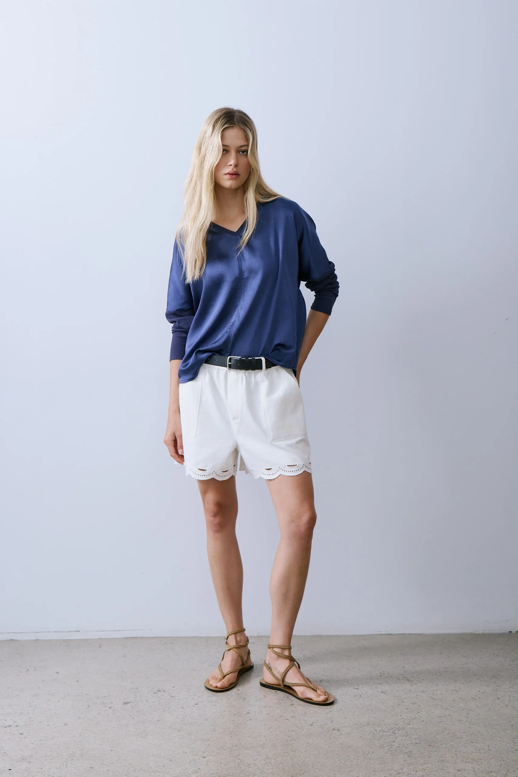 CINDY TOP-Navy sold by MELISSA NEPTON