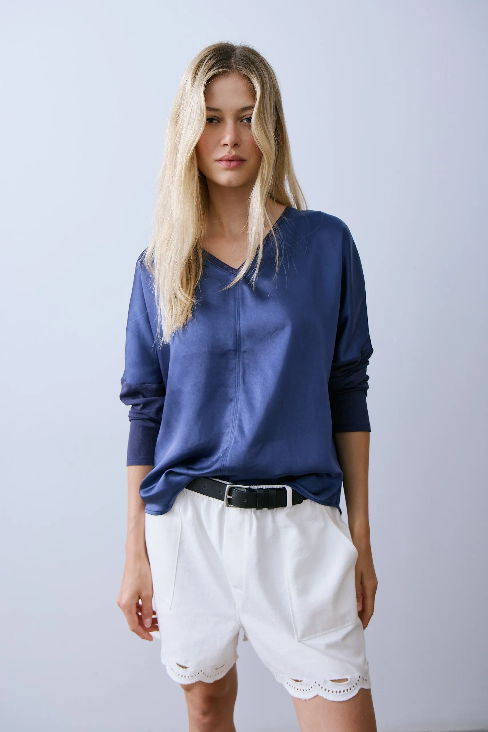 CINDY TOP-Navy sold by MELISSA NEPTON product image thumbnail 2
