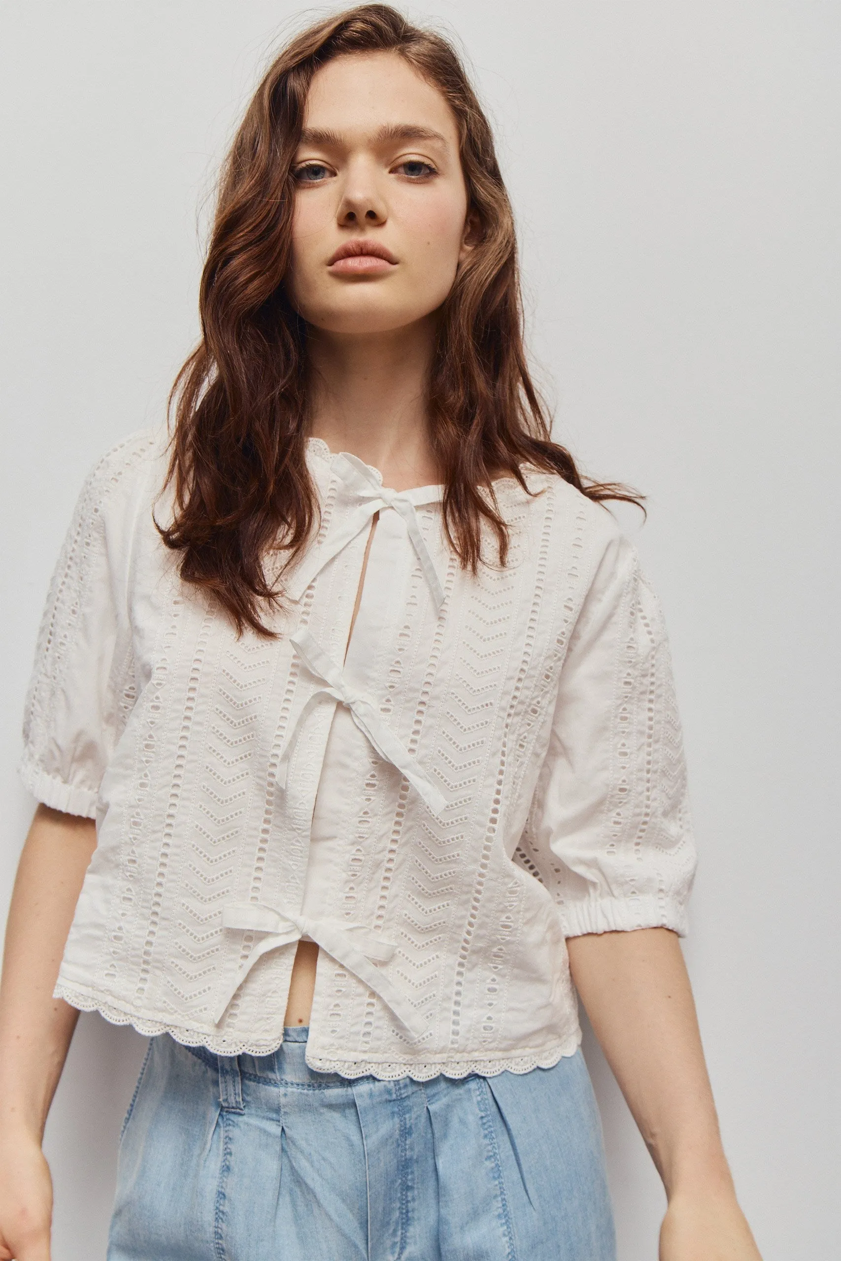 GIANA BLOUSE-Off white sold by MELISSA NEPTON product image thumbnail 2