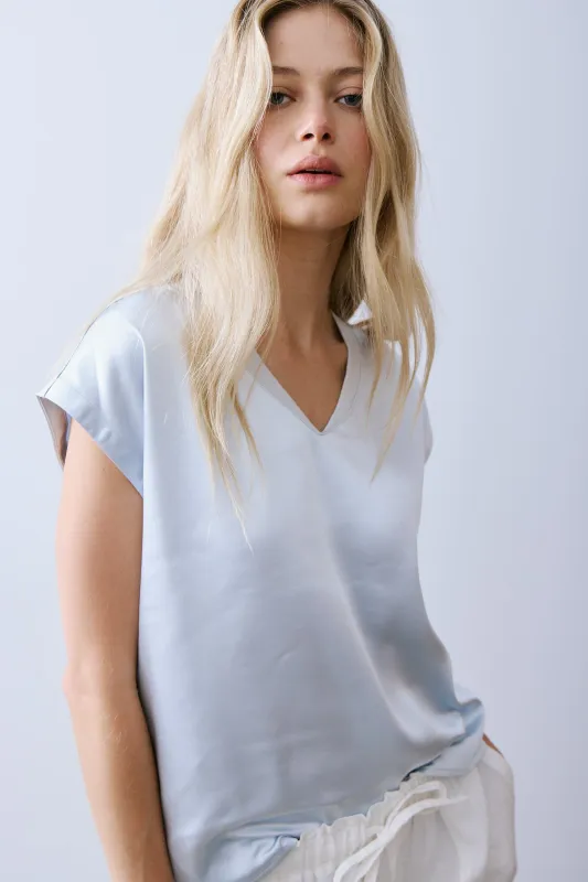 GARICK TOP-Ice blue sold by MELISSA NEPTON