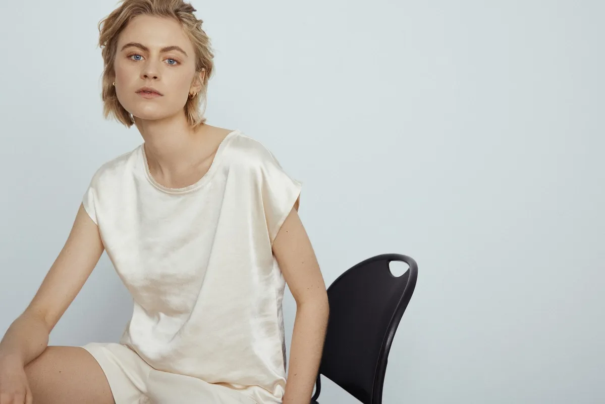 WILLOW TOP-Pearl made by MELISSA NEPTON