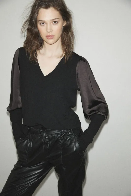 JOANA TOP-Black made by MELISSA NEPTON