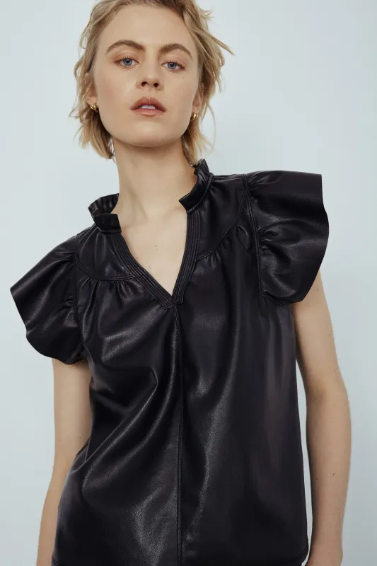 IZMA TOP-Black made by MELISSA NEPTON