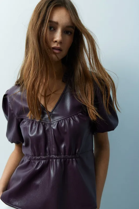 HUNTER TOP-Red merlot made by MELISSA NEPTON