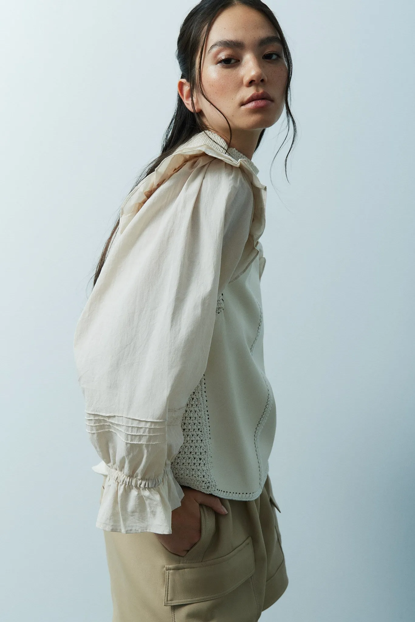 AGATH TOP-Lt beige sold by MELISSA NEPTON product image thumbnail 2