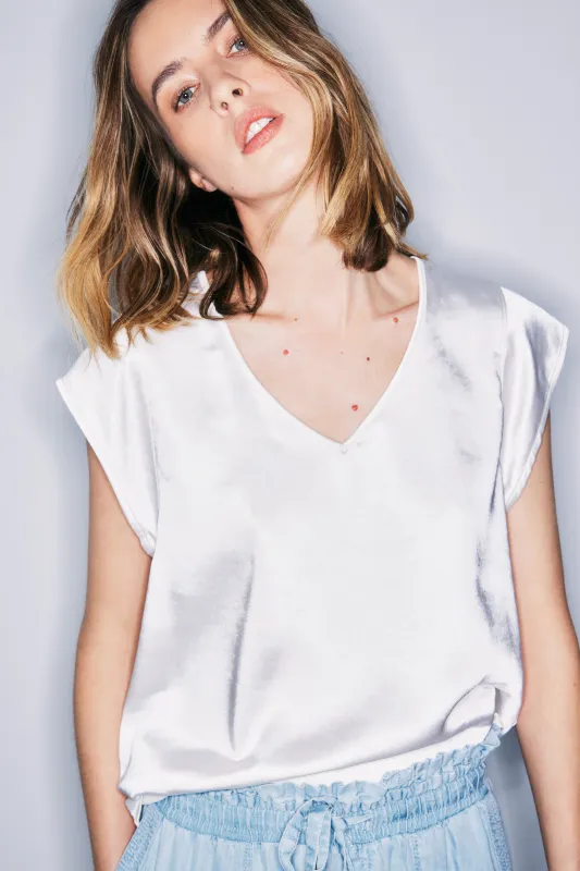 LUVITA TOP-Off white made by MELISSA NEPTON