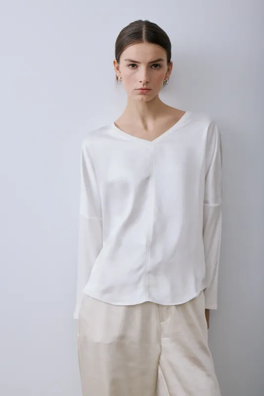 CINDY TOP-Off white made by MELISSA NEPTON