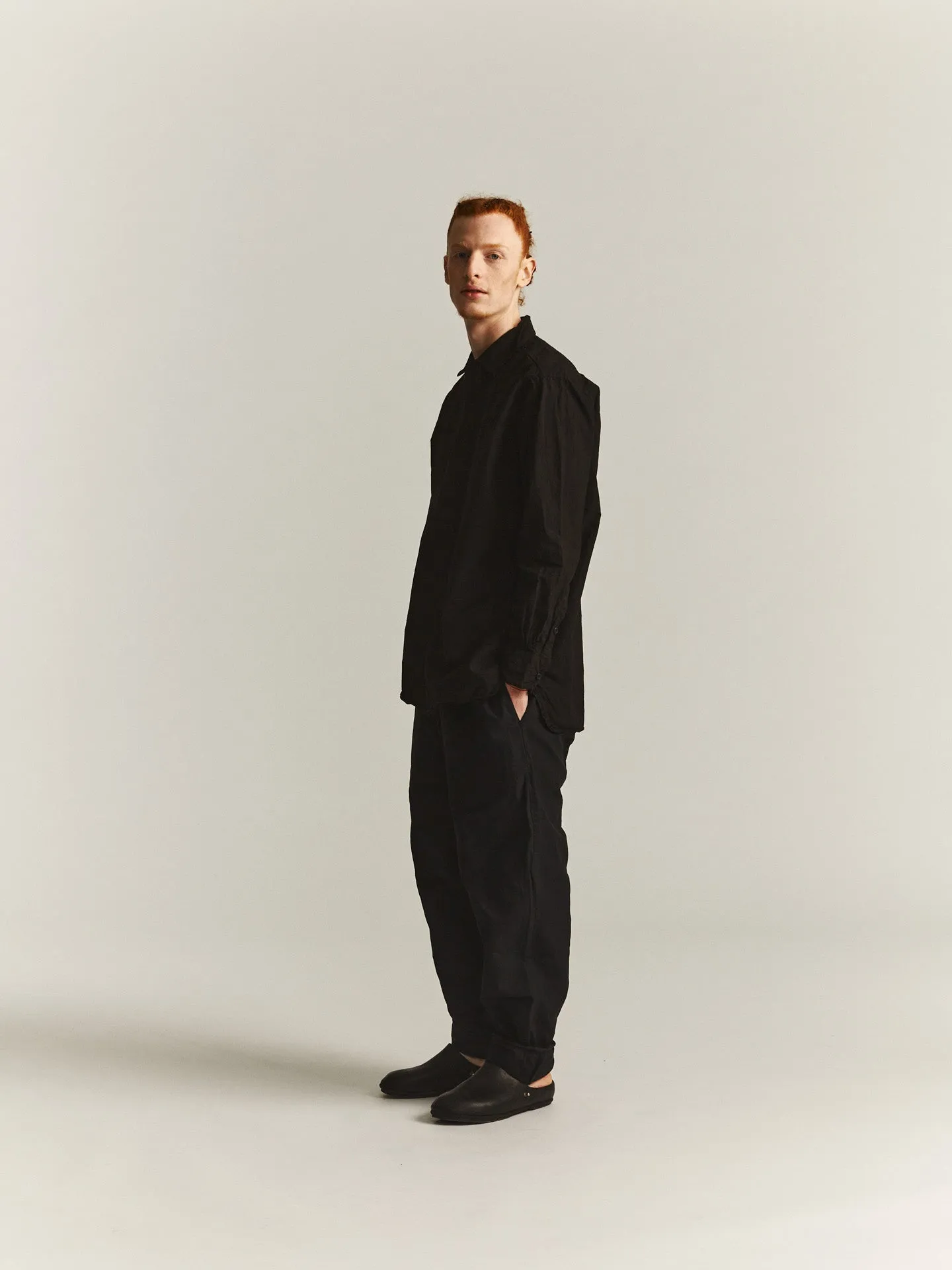 BIG RACCOURCIE SHIRT - H COT - BLACK sold by Casey Casey product image thumbnail 5