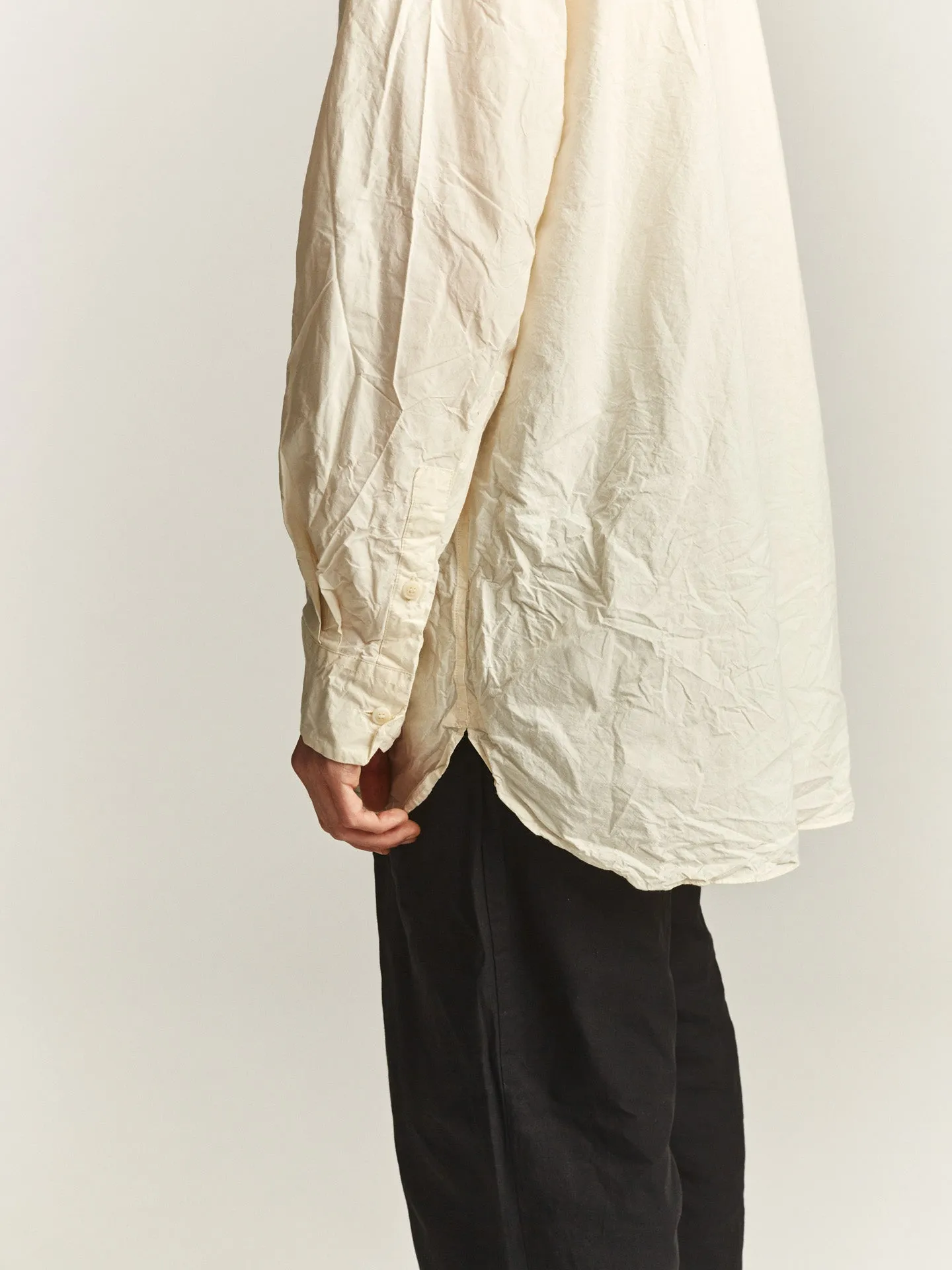 BIG RACCOURCIE SHIRT - H COT - NATURAL sold by Casey Casey Womens product image thumbnail 5