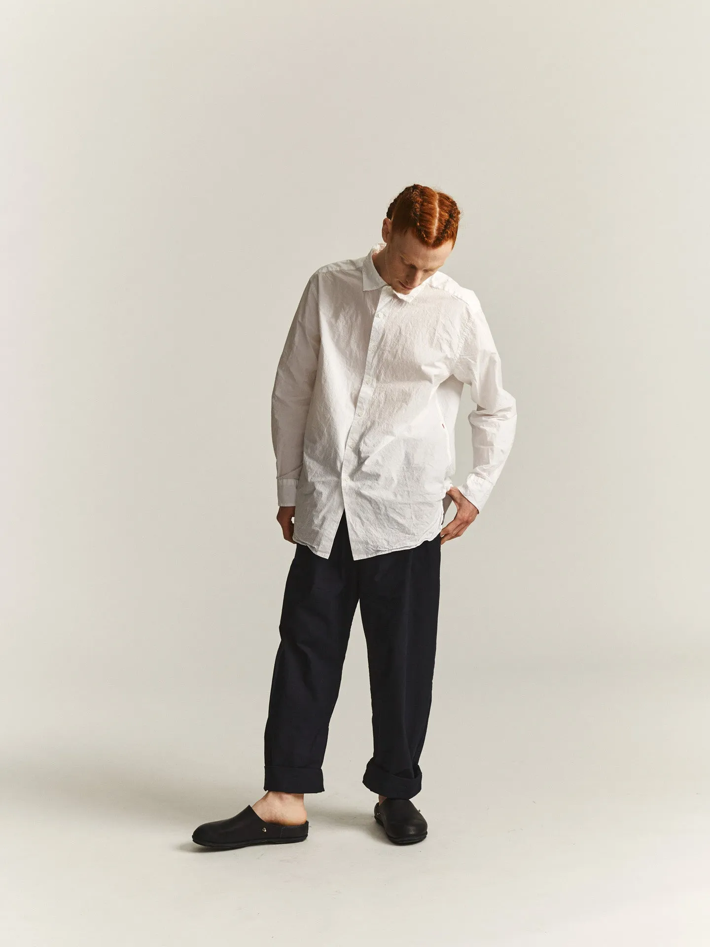 BIG RACCOURCIE SHIRT - H COT - WHITE sold by Casey Casey product image thumbnail 3