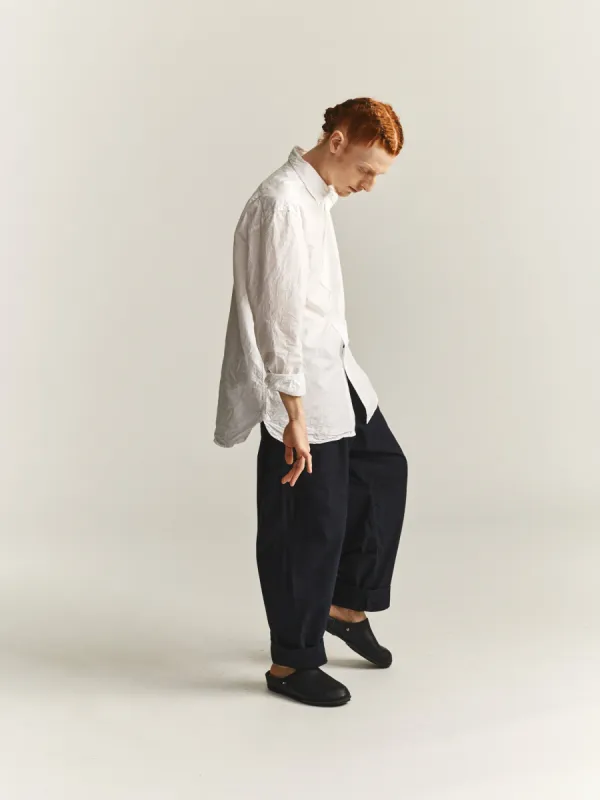 BIG RACCOURCIE SHIRT - H COT - WHITE made by Casey Casey