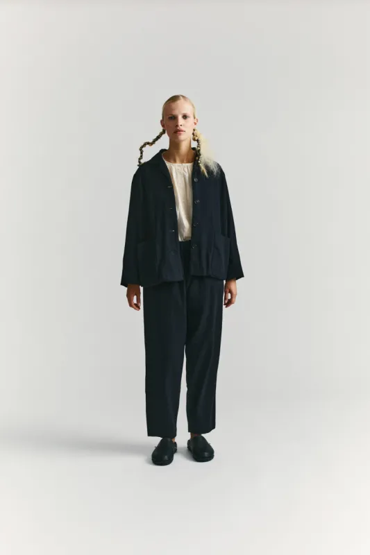 FABI PANT - DRAPY - NAVY sold by Casey Casey Womens