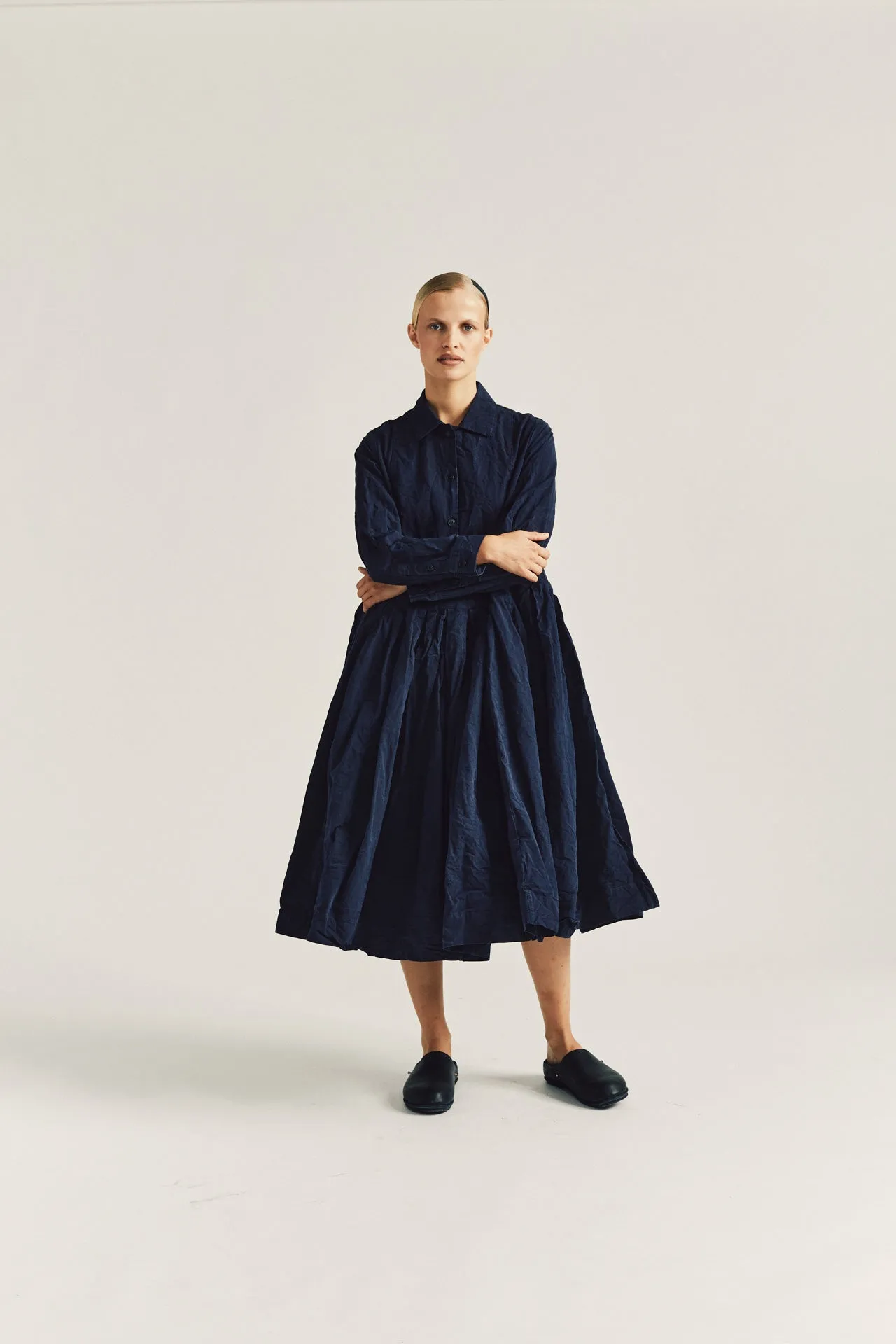 MOLAYEN DRESS - TOUGH COT - NAVY sold by Casey Casey Womens product image thumbnail 3