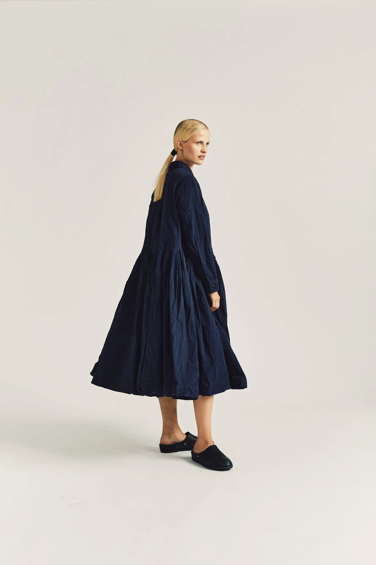 MOLAYEN DRESS - TOUGH COT - NAVY sold by Casey Casey Womens product image thumbnail 5