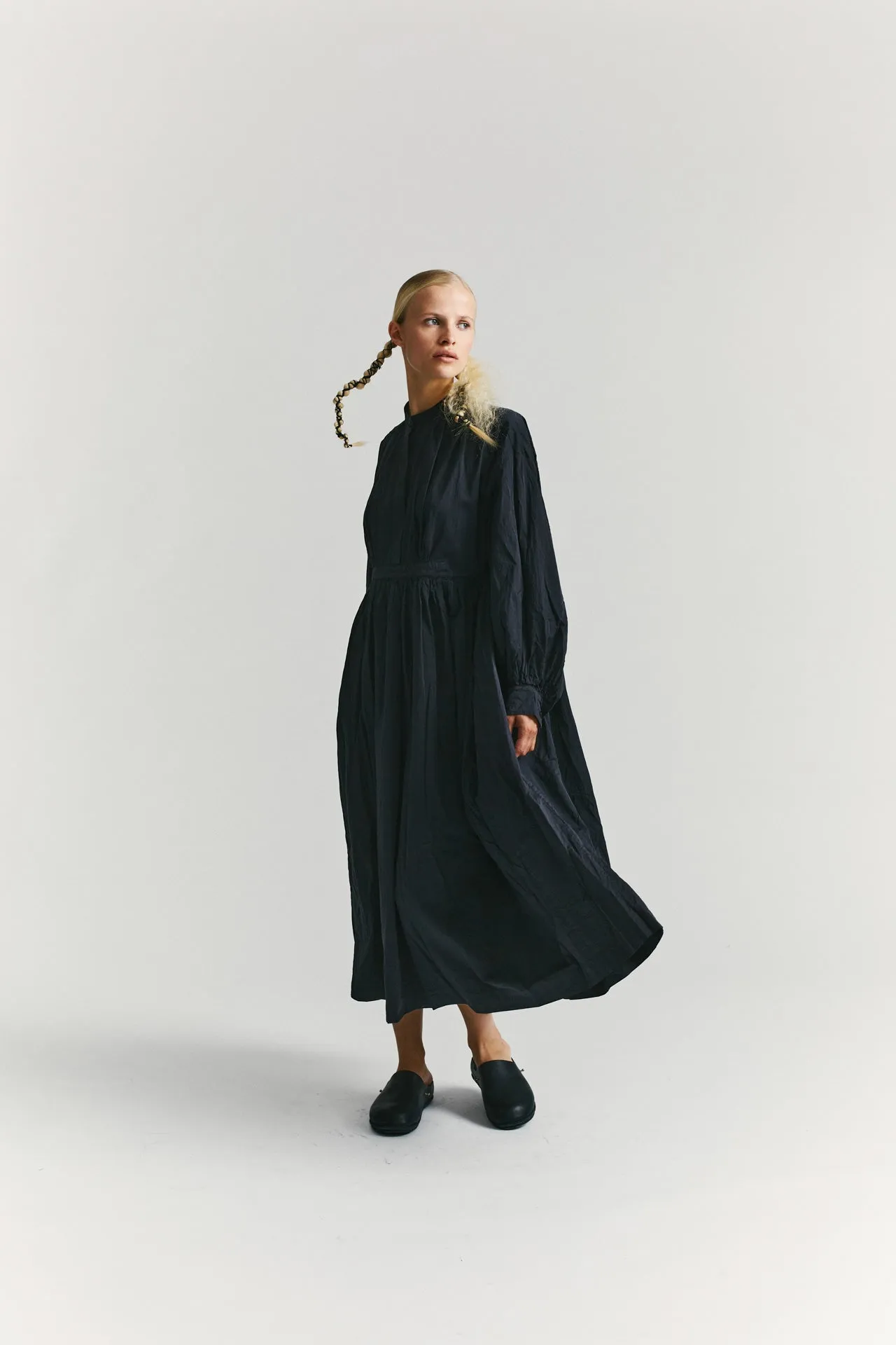 YUKA DRESS - PAPER SAT - NIGHT sold by Casey Casey Womens