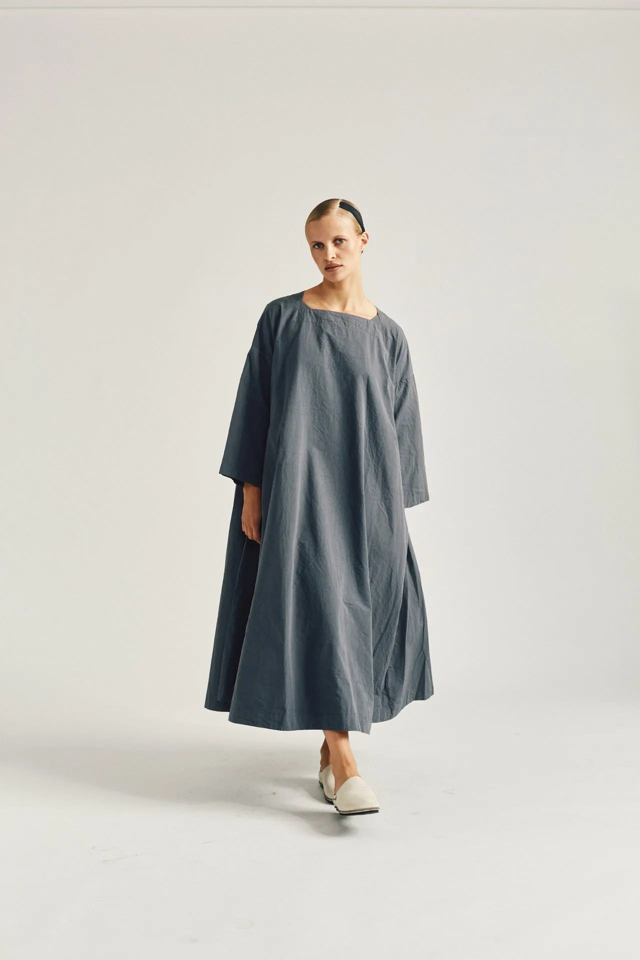 WOW LS DRESS - PAPER COT - GRAPHITE sold by Casey Casey Womens product image thumbnail 3