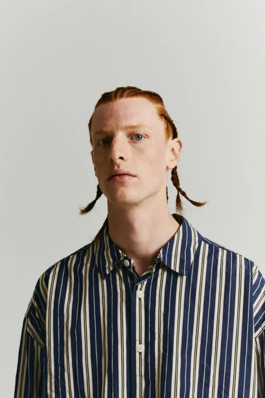 HAMNET SHIRT - PAPER STRIPE - STR5/ 17 made by Casey Casey